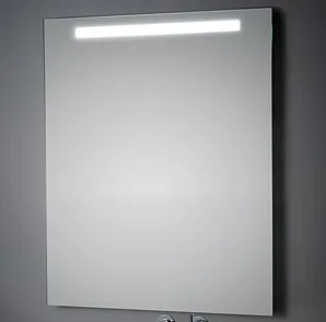KOH-I-NOOR LED Wandspiegel mit Oberbeleuchtung, B: 1000, H: 900, T: 33 mm L45784