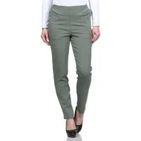 Alica Collection Schlupfhose Classic Freizeithose Damen Basics Businesshose mit Stretch - Kurzgröße Elastischer Gummibund seitlich und hinten, Basic, Klassisch