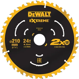 DEWALT EXTREME Kreissägeblatt stationär Universeller Einsatz - DT20432-QZ