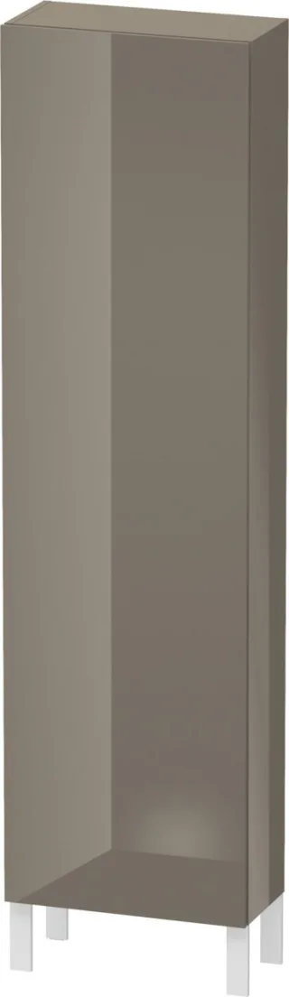 Duravit L-Cube Hochschrank Flanell Grau Hochglanz 500x243x1760 mm - LC1171L8989 LC1171L8989