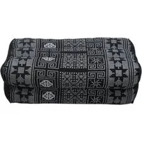 Yogakissen Meditationskissen Yogakissen orientalisch 35x18x12, schwarz orientalisch, angenehm weich, unterstützend