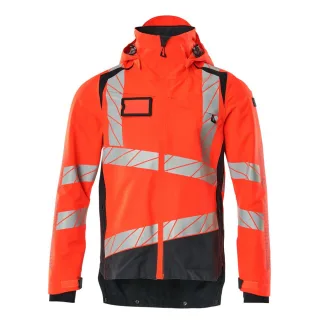 MASCOT Herren Hard Shell Jacke ACCELERATE SAFE Hi-vis Rot / Schwarzblau XL - 19301-231-22210-XL