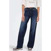 ONLY 5-Pocket-Jeans ONLMADISON – Weite Jeans mit hoher Taille und 5-Pocket-Design weit, modisch, Denim, Baumwollmischung