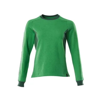 MASCOT Damen Sweatshirt ACCELERATE Grasgrün / Grün 5XL - 18394-962-33303-5XL