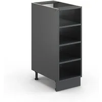 Vicco Unterschrank Fame-Line, Anthrazit/Anthrazit, 30 cm ohne Arbeitsplatte (1-St)