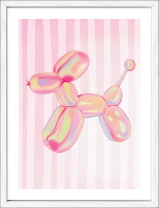 Gerahmtes Bild BALLOON DOG