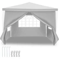 Clanmacy Pavillon Pavillon Partyzelt Festzelt Wasserdicht mit Fenster 3x3m/3X6m