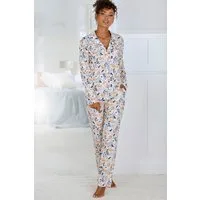 Vivance Dreams by Lascana Pyjama (Set, 2 tlg) mit durchgehender Knopfleiste