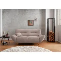 Home affaire 2-Sitzer Drago, komfortable Wellenunterfederung, Breite 173cm, bodenfrei, frei im Raum stellbar, inkl. 1 Zierkissen