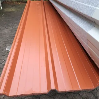 Trapezblech 45/333 | Dach | 2,50 m Länge | Kupferbraun ( RAL 8004 )