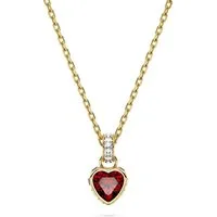 Swarovski Collier Swarovski Damen-Kette Metall 1 Swarovski-Kristall