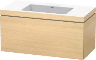 Duravit L-Cube c-bonded Set wandhängend Mediterrane Eiche Matt 1000x480x500 mm - LC6918N7171 LC6918N7171