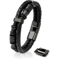 SERASAR Lederarmband Leder Herrenarmband "Spirit" (Klassisch, elegant, casual, 1-tlg), aus Echtleder, Länge durch extra Glied verstellbar