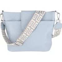 MIRROSI Umhängetasche Damen, Crossbody Bag, Echtleder Made in Italy (1 Tasche mit 1 oder 2 Gurte), verstellbaren Schulterriemen), 30x24,50x9cm (BXHXT) viel Stauraum