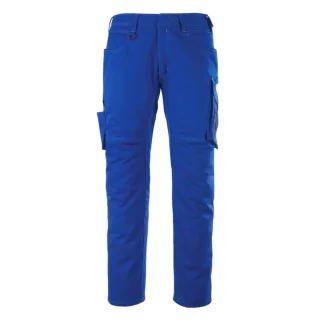MASCOT Dortmund Hose mit Schenkeltaschen UNIQUE Kornblau / Schwarzblau 54 - 12079-203-11010-82C54