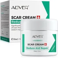 ALIVER Tagescreme Narbencreme Narbengel Narbensalbe Narbenpflaster Creme Reduktion, 1-tlg., Wundpflege, Narbencreme, Narbengel, Narbenpflaster