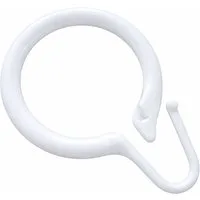 rewagi Duschvorhangringe Duschvorhangring Ø 35 mm - Kunststoff- Farbe: weiss, schwarz, Gardinen, Vorhänge, Gardinenstangen, Seitenschals, Innenlaufsysteme, (10-St), Verkaufseinheit: 10, 30, 50, 100 Stück