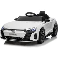 LALAHO Elektro-Kinderauto Elektro-Kinderauto,Kinderfahrzeug,Fernbedienung,Musik,Licht, verstellbarem Sicherheitsgurt und Audi RS e-tron GT Design