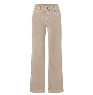 MAC - Hose aus weichem Babycord - Wide beige - Gr. - 32