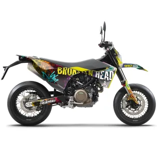 Broken Head MX Motorradekor InYourFace Für Husqvarna