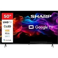 Sharp 4T-C50HPx QLED-Fernseher (126 cm/50 Zoll, 4K Ultra HD, Smart-TV, Google TV)