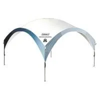 FastPitch Event Shelter XL, Pavillon silber/dunkelblau, 4,5 x 4,5 Meter