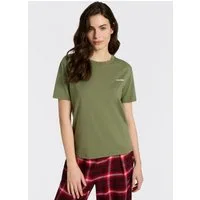 HUGO T-Shirt mit rundem Ausschnitt, regular fit, toniges Markenlogo
