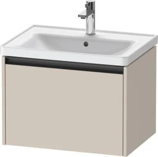 Duravit Ketho.2 Waschtischunterbau wandhängend Taupe Matt 634x455x440 mm - K25082091910000 K25082091910000