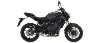 Sport Auspuff Komplettanlage Arrow Thunder Alu Yamaha MT-07 Bj.2021-2024 RM33 / RM46 EURO5 /Kat +ABE