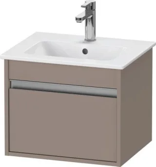 Duravit Ketho Waschtischunterbau wandhängend Basalt Matt 500x412x410 mm - KT640404343 KT640404343