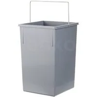 Hailo Mülleimer Hailo Inneneimer 1091309 hellgrau 15 Liter 225 x 230 x 340 mm u Henkel