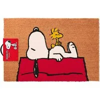 Grupo Erik Fußmatte Peanuts Snoopy und Woostock Fußmatte, Rechteckig, Höhe: 15 mm
