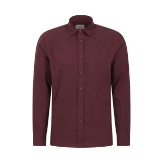 Mountain Warehouse Herren Bamford Melange Hemd (Burgund)