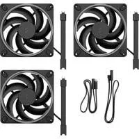 Momentum 14 RGB, Gehäuselüfter schwarz, 3er-Pack, 140 mm