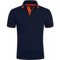Rello & Reese Poloshirt RRCOLIMA Herren Kurzarm Polo-Hemd T-Shirt in Piqué-Qualität