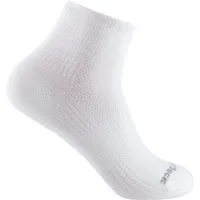 Wrightsock Sportsocken Quarter Coolmesh II (dünn, atmungsaktiv, bequem) weiss - 1 Paar