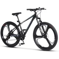 CARPAT SPORT Mountainbike 26 27.5 Zoll Fahrrad für Herren Damen, 21 Gang Shimano Tourney Schaltwerk, Kettenschaltung, (Magnesiumfelgen mit 3 Speichen), Kettenschaltung, Aluminium Rahmen, Jugendfahrrad MTB Hardtail Fahrrad