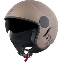 Bogotto Motorradhelm H595 SPN Jethelm, herausnehmbares Innenfutter,integriertes Sonnenvisier
