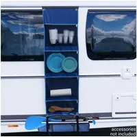 yourGEAR Vorzelt yourGEAR Caravan Organizer Mesh - Hängeregal Zelt Wohnwagen 140x45cm, Personen: 0