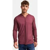 Indicode Langarmshirt Herren INKilsone Shirt Langarm Herrenshirt lässiges Longsleeve mit modischer Knopfleiste