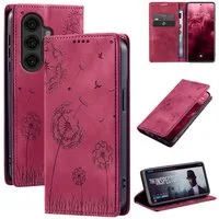 Tec-Expert Handyhülle Handy Hülle Klapphülle für Samsung Galaxy S26, Blumen Pusteblume Case Cover mit Kartenfächern und RFID Schutz
