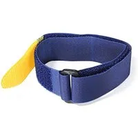VELCRO Kabelbinder Verstellbarer Tragegurt mit Klettverschluss Everyday Haken & Flausch Gurt 25mm x 92cm x 2 Blau, VEL-EC60327