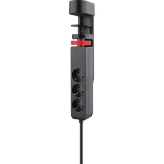 REV Steckdosenleiste 3-fach für Tischmontage mit USB 0015728512