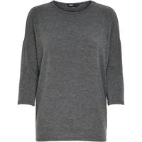 ONLY Strickpullover Dünner Strickpullover 3/4 Langarm für Damen Regular Fit Rundhals unifarben schnell trocknend casual-Style