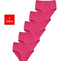 Fashionschmiede Taillenslip Taillenslip Damen Baumwolle Stretch 5er & 10er Pack Maxislip (Set, 5-St., 5er-Pack) Hoher Baumwollanteil, elastisch, weich & atmungsaktiv