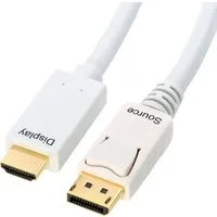 CSL DisplayPort, HDMI Kabel, mehrfach geschirmt, verschiedene Längen Audio- & Video-Kabel, DisplayPort, HDMI, DisplayPort, HDMI (200 cm)