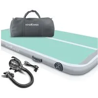 VENDOMNIA Turnmatte AIR Tracking TRACK Matte - aufblasbar, Tumbling Matte (10 cm - 20 cm hoch, mit elektrischer Pumpe, Farbwahl, Größe: 1 2 3 4 m Tumblingmatte, Gymnastikmatte, Turnmatte, Trainingsmatte, Fitnessmatte)