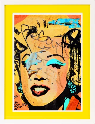 Kunstdruck Neon Passepartout