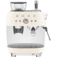 Smeg Espressomaschine EGF03CREU, mit integrierter Kaffeemühle