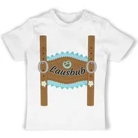 Shirtracer T-Shirt Lausbub Lederhose Mode für Oktoberfest Baby Outfit